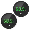 QZQ Fish Tank Thermometer Aquarium Thermometer Wireless Touch Stick Digital Aquarium Thermometer LED Display 1F for Monitoring The Fish Tank Aquarium Temperature Accessories (2 Pack Black)