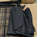 VEVOR Foldable Shopping Cart With Removable Waterproof Lining 150kg Large Capacity Jumbo Shopping Cart With Double Basket 360° Rotating Wheels Dense Metal Mesh Base Heavy Duty