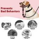 BARKLESS Soft Dog Head Collar, Patented Padded No Pull Head Halter, Training Nose Leash with Safety Link for Medium Large Dogs, Adjustable Muzzle Leash, Easy Control for Walking (L, Red)