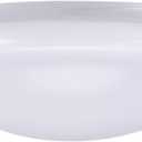 POPETPOP Flush Mount Ceiling Light, Plastic Mushroom Light Shade Replacement, Lamp Dustcovers for Wall Sconce, Chandelier Lamps, Ceiling Lighting Fixtures 22.6cm (27.00X27.00X4.50CM)