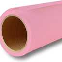 Yizhily Seamless Photo Photography Background Paper Backdrop for Photoshoot, Videos, YouTube, Livestream, 107" x32.8', Carnation Pink