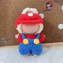 Clothes Fit for 17CM Doll, Fashion Doll Clothes Outfit Set Cute Theme Designer Toys Dress Accessories for Collector Fans Display Case (Red Blue Set)