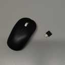 cimetech Type C Wireless Mouse, USB C Mice 2.4G Silent Cordless with Type C Receiver, Portable Computer Mouse for Laptop, Notebook, MacBook Pro Air, Windows, Linux - Ambidextrous Black