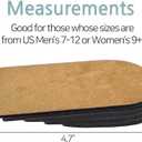 Adjustable Leg Length Discrepancy Heel Lifts Inserts Insoles - Pack of 2 (5 Layer Brown Large)