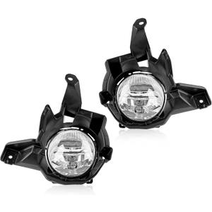 RAV4 Fog Light 2013 2014-2015 - RP Remarkable Power, Fog Light fit for 2013 2014 2015 RAV4 Clear Fog Lights KIT Assembly with Wiring Harness& Switch, H16 12V 19W Halogen Bulbs Clear Lens FL7001