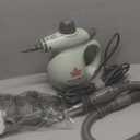 Handheld Steam Cleaner, Pressurized Multi-Surface Steam Shot with 13 Accessories, Safety Lock, Steamer for Cleaning Floor, Upholstery, Grout, Windows, Couch and Car, Green