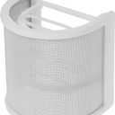 DOITOOL U Shape Handheld Microphone Windscreen Cover Pop Filter for Vocal Recording Live Streaming Speech Protection 3.14X3.14X2.55 Inches