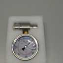 Measureman Pressure Washer Gauge Kit, 2-1/2 Inch, 6000 PSI, 3/8 Inch Stainless Steel Quick Connect, Liquid Filled Design