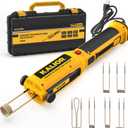 Magnetic Induction Heater 1800W, 110V High Power Handheld Tool with 6 Coils & Toolbox for Bolt & Rusty Screw Removal, Automotive Mechanical Repair, for DIY & Professionals,Yellow