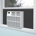 Air Jade Window Air Conditioner Side Panels, Full Surround Insulated Foam Cover for Indoor Window AC Unit, Window AC Seal Kit for Summer and Winter, Black