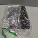 ZWJD Pillow Covers 16x16 Set of 2 Soft Polyester Textured Pillow Covers with Stylish Flange Edge Cozy Farmhouse Throw Pillows for Couch Bed Sofa Living Room (Black)