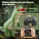 Remote Control Inflatable Dinosaur Toy for Kids 3-12, 59Inch Large Kids Remote Dinosaur Toys with 360Rotation, RC Dino Toys Gifts for 3 -12 Years Old Toddlers Boys Girls