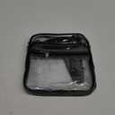 Blvornl Clear Crossbody Bag with Adjustable Shoulder Strap, Clear-X large