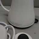 HadinEEon Electric Gooseneck Kettle, White 