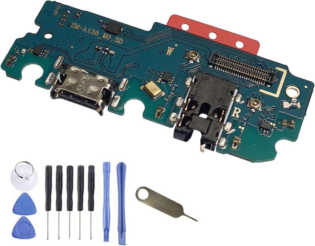 A136 Charging Port Replacement Charger Port Dock Board Parts for Samsung Galaxy A13 A136 5G 6.5 Inch (not fit for A13 4G A135 Version)