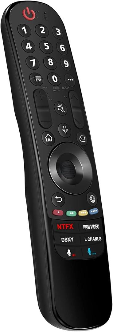 Replacement Magic Voice Remote AN-MR21GA fit for LG TV 65QNED90UPA 65QNED95UPA 65QNED99UPA 75QNED90UPA 75QNED95UPA 75QNED99UPA 86QNED90UPA 86QNED99UPA 65NANO95UPA 65NANO99UPA 75NANO95UPA 75NANO99UPA