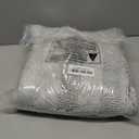Laura Ashley Absorbent Bath Mat Reversible Crochet Soft and Plush Bathroom Mat 100% Cotton 21x34 Bath Rug, Light Grey