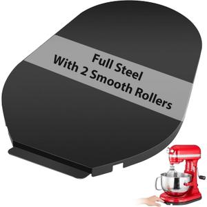 Mixer Sliding Tray for KitchenAid 5-8 Qt Bowl-lift Stand Mixer - Metal Rolling Tray Kitchen Countertop Appliance Slider Storage Moving Caddy with Wheel for Kitchen Aid 5-8 Qt Mixer