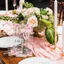 Vercraft 6 Pcs Pink Floral Baby in Bloom Baby Shower Table Decorations Take One Sign Thank You Pastel Acrylic Sign Centerpieces with Stand 5 x 7" Spring Birthday Party Decorations for Guests Gifts