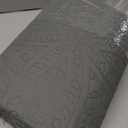 Love's cabin King Size Quilt Set Grey Bedspreads - Soft Bed Summer Lightweight Bedspread Comforter - Modern Style Coin Pattern Coverlet for All Season - 3 Pieces (1 Quilt, 2 Pillow Shams)