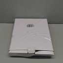 Make up Mirror Wall Mounted with Lights and 10X Magnification Rechargeable, 8" Double Sided, 3-Colors Touch Dimmable Extended Arm 360 Rotation Foldable Cosmetic Mirror, Brushed Gold