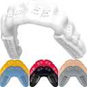 Bulletproof: World’s Thinnest Most Breathable Mouthguard is  Stronger! Football MMA Hockey Rugby Basketball BJJ Lacrosse Boxing Sports Mouth Guard Grinding Teeth. Men Women Adult Youth Kids Braces