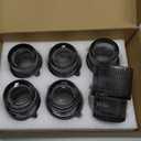 Set of 6 Ribbed Glassware - Durable Ribbed Glasses with Scratch-Resistant Design - Dishwasher Safe Vintage Glass Cups - Perfect for Elegant Occasion, Weddings, Parties, Birthdays