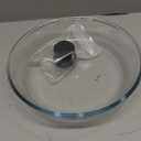 10in Glass Microwave Splatter Cover for Food, 10in Glass Microwave Cover for Food, Microwave Plate Lid with Vent Holes & Easy-Grip Handle, Dishwasher Safe, No Plastic, Food Grade,