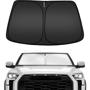 ARISMOTOR Windshield Sun Shade for Toyota Tundra (Limited, SR5, Platinum, TRD Pro) 2022-2025 2026, Custom Fit Foldable Front Window Sunshade Sun Visor Protector, Block UV Rays Keep Your Car Cooler
