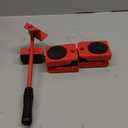 Furniture Lifter Tool & Furniture Moving Sliders Set 360 Rotating Wheels Up to 220 lbs, Refrigerator Movers Sliders with Smooth Glide, Non-Scratch Design for Hardwood Floors, Home & Office Appliances