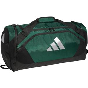 adidas Team Issue Sports Duffel Bag for Men and Women (One Size, Dark Green)