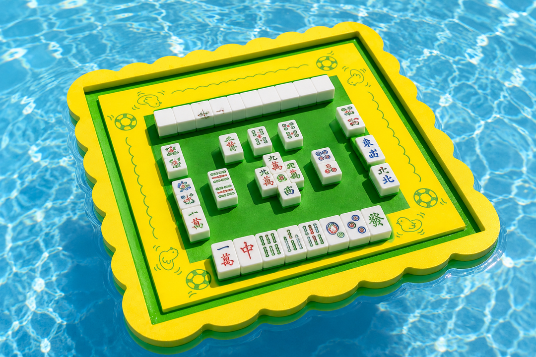 Eolzzi Mahjong36" Water Game Table for Adults, Pool, Hot Tub, Lake, Beach and Summer Parties