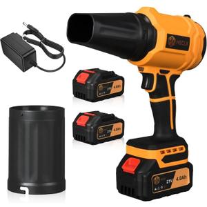 Leaf Blower Cordless with Battery and Charger, Car Dryer Air Blower & Snow Blower Cordless, Handheld Leafs Blower Dryer air blowers for Patio Cleaning