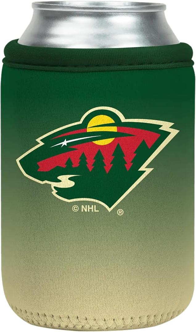 Sok It CanSok NHL Hockey Sleeve for Beer & Soda Insulated Neoprene Cover (Minnesota Wild, 25oz Can Sleeve)