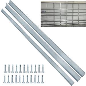 LAJIAOZ Heavy Duty Garage Door Reinforcement Struts - Ultimate Hurricane, Storm, Snow, and Wind Protection, Garage Door Braces, Reinforcement Kit, DIY & Professional Installation(8FT Garge Door Strut)