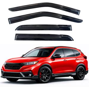 KPY Rain Guards Fit for 2023-2026 Honda CRV, Out-Channel Window Visors Vent Wind Deflectors 4PC, Car Accessories for 23-26 CR-V