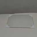 Eralivmart Tempered Glass Cutting Board for Kitchen Clear Glass Cutting Board with Non Slip Silicone Edges Chopping Board with Hanging Hole for Countertop Kitchen Dishwasher Safe