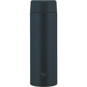 Zojirushi Su-AA48-BA Mahobin Stainless Steel Mug Water Bottle, 16.9 fl oz (480 ml), Screw Type, Dishwasher Safe, Seamless Stopper, Only 2 Cleaning Points, Black