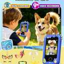 UCIDCI Kids Smart Phone Toys for Girls Toddler Phone Toys with Learning Games, Christmas, Birthday Gifts for 3 4 5 6 7 Year Old Boys Blue