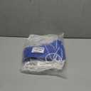 105ft Pennant Banner Flag, 7"x10" Fluorescent Blue Safety Flagging Banner Warning Flag for Construction Site/Traffic Control/Boundary Barrier Signs, Perimeter Marking Flags on String, 45 Flags