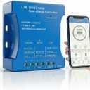 30A Bluetooth Solar Charger Controller PV max 50V 12V/24V Solar Regulator 30A PWM for Lead Acid, LiFePO4, Lithium Batteries