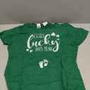 St Pattys Pregnancy Announcement St Patricks Day Pregnant T-Shirt (Small, Kelly Green)