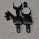 TAILI 4 Pack Powerful Suction Cup Shower Hooks for Towel, Loofah, Clothes, Damage Free Hanging Versatile Utility Wall Holders, Stylish Removable Suction Hooks for Inside Shower, Easy to Install, Black