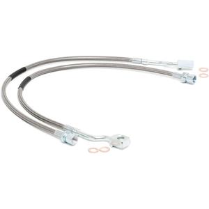 Rough Country GM Front Brake Lines for 2007-2019 1500/11-19 2500/3500HD - 89370