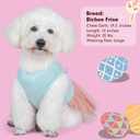 cyeollo Dog Easter Dress Cute Eggs Holiday Easter Day Pet Outfits Puppy Clothes Tulle Dog Dresses for Small Dogs