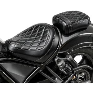 Rider Passenger Comfort Seat Saddle Fit for CMX1100 Rebel 1100 2021-2026
Great Upgrade, Comfortable for Long Rides, Fast Easy Install, Better Cushioning, Custom Diamond Pattern, Breathable Leather