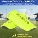 2 x Kids Soccer Shin Guards 2 Pairs Slip-in Youth Shin Pads for Boys Girls, Lightweight PP+EVA Soccer Protective Gear Fits with Shin Guard Sleeves(not Included), Toddler to Teen Sizes Multiple Colors, Medium