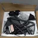 Floor Lamp Black, Standing Lamp, 71" Tall Lamps for Living Room, 3 Way Switch, Plastic Lampshade, Torchiere Floor Lamp with Reading Lamps, Modern Pole Lamps for Bedroom Kids Room E26 Base(No Bulb)