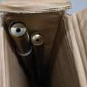 Window Curtain Rods 72 to 144 Inches, 1 Inch Diameter Adjustable Drapery Rod, Decorative Heavy Duty Curtains Rod with Fancy Round Finials for Living Room, Bedroom, Patio, Brushed Gold