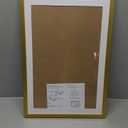 upsimples 13x19 Picture Frame, Display Pictures 11x17 with Mat or 13 x 19 Without, Wall Hanging Poster Frames, Gold, 1 Pack